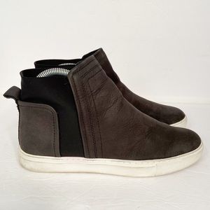 Kenneth Cole Kurt Black‎ Leather Sneaker Size 6.5M
